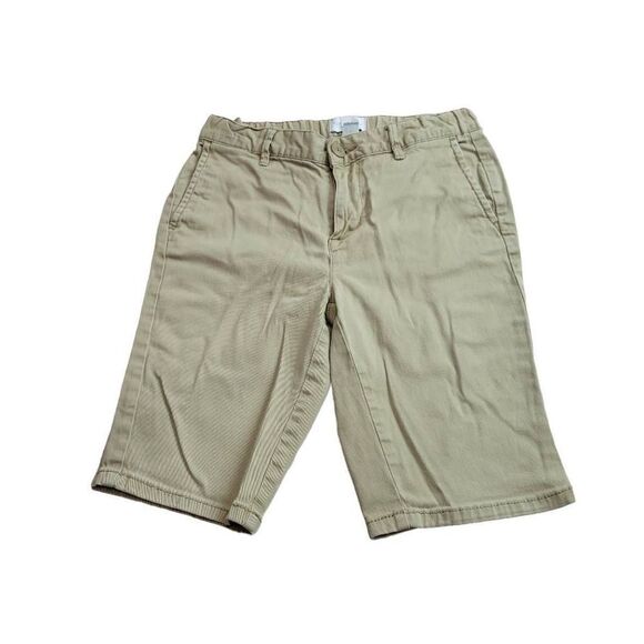 Children's Place khaki uniform bermuda shorts 12S - Picture 1 of 5